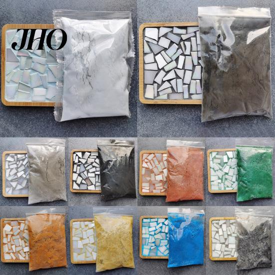 Glass Grout 100g Bright Color Mosaic Tiles Fadeless Kitchen Powder Wall Crafts for Floor