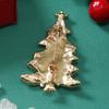 Rinhoo Zircon Santa Claus Gloves Brooches For Women Christmas Tree Snowman Snowflake Lapel Pins Christmas Jewelry