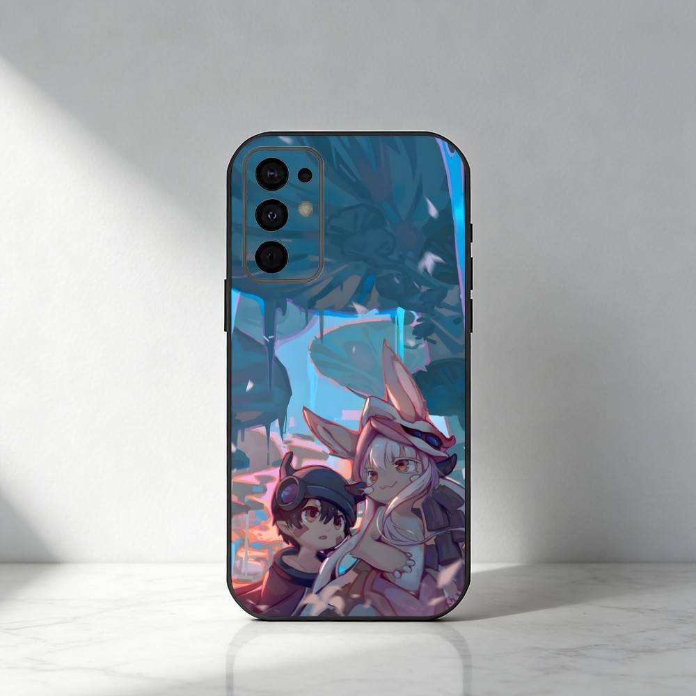 Чехол для телефона R-Riko Anime Reg Сделано в A-Abyss Для Samsung S25,S24,S21,S22,S23,S20,Ultra,S26,Plus,Fe,Note,5G Черный Чехол