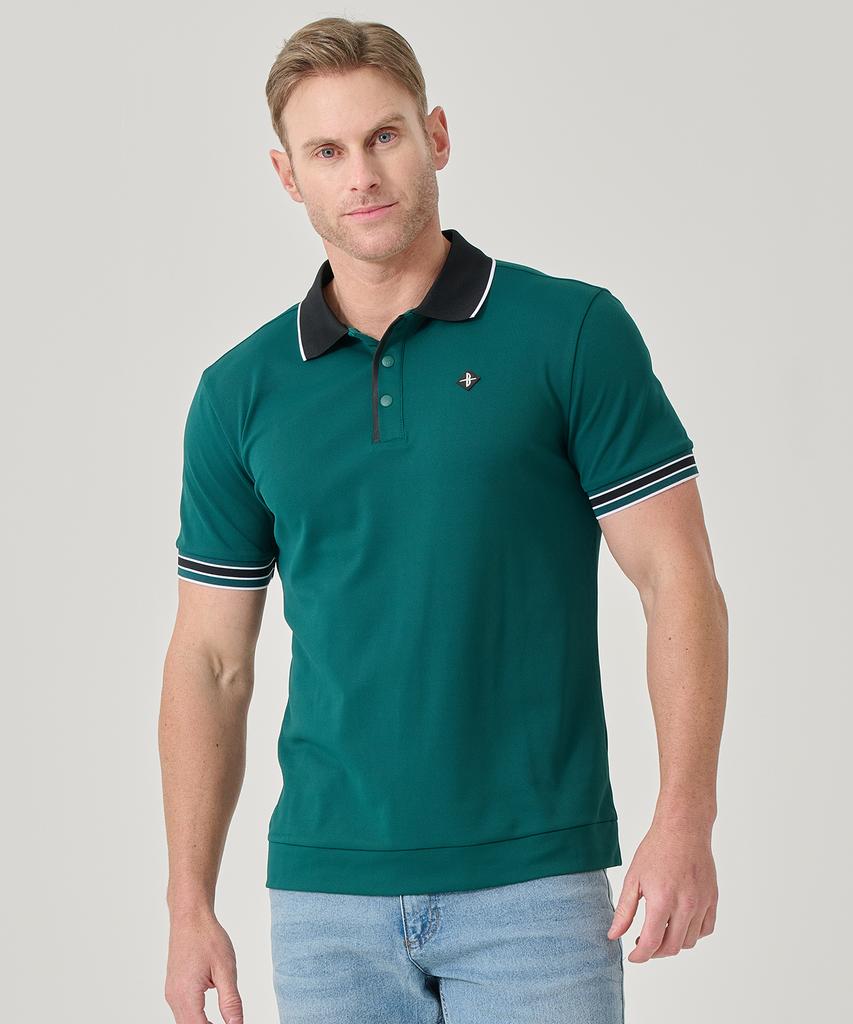 BILTMORE Men'S Golf Yoko Color Block Collar T-Shirt