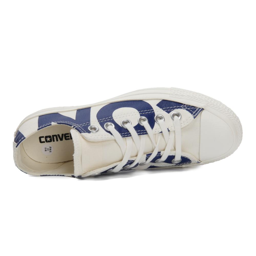 Converse Кроссовки Chuck Taylor All Star Ox Wordmark Unisex, синие, натуральные, цапля 159535C