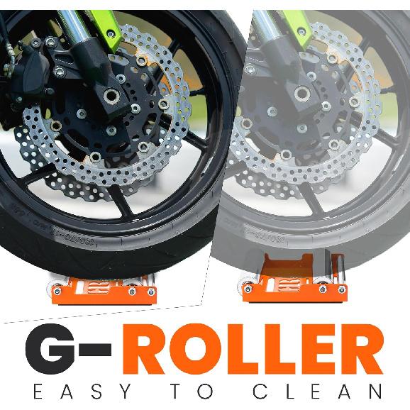 Стенд для чистки колес мотоцикла Grand Pitstop - Замена стойки Paddock - Стенд для чистки колес и смазки цепи - GRoller Medium
