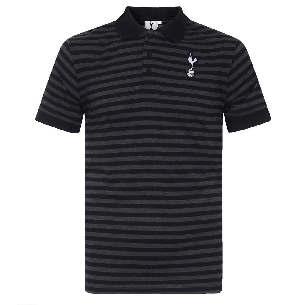 Tottenham Hotspur FC Mens Stripe Polo Shirt