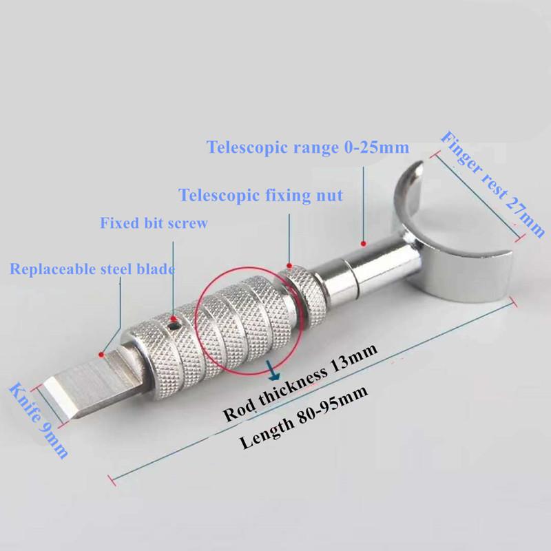 Регулируемый ручной вращающийся инструмент для резьбы по коже, набор инструментов для ножей с поворотным лезвием для резьбы по коже, набор инструментов для кожевенного ремесла, поворотный нож для резьбы по коже