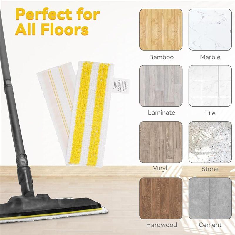 AEE4-Тряпки для пароочистителя Karcher Easyfix SC2 SC3 SC4 SC5 Аксессуары для ручного пылесоса Моющаяся микрофибровая салфетка для швабры