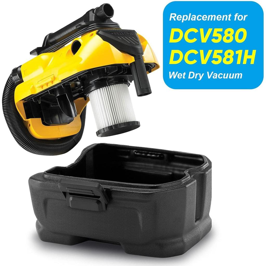 2 шт. HEPA-фильтр для замены DCV5801H, совместимый с пылесосом для влажной и сухой уборки DCV580, DCV581H, DCV5801H, моющийся и многоразовый