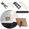 Durable Picture Photo Frame Bracket Stand PVC Back Board Backboard Holder Photo Frame Pedestal