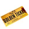 Charlie and the Chocolate Factory Tickets, Willy Wonka Chocolates, Gold Leaf, Props, and Merchandise with Packaging. Movie Cosplay Toy, Commemorative