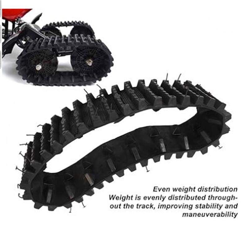 Резиновые гусеницы Гусеницы Caterpillar Для квадроцикла Картинг UTV Багги Снегоуборщик Песок Снегоход Квадроцикл Мотоцикл по бездорожью Колеса Аксессуары