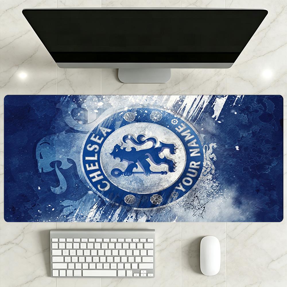 Chelsea Fc Football Player Customized Name Mouse Pad Gaming Laptop Mouse Pad Office Mouse Mats Non-Slip Rubber Bottom Office Desk Accessory