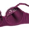Big Size Women Bra Set Solid Color Floral Lace Full Cup Minimizer Bra Set Plus Size 38-48 D Cup Underwear Set Sexy Lingerie Women Thong Set