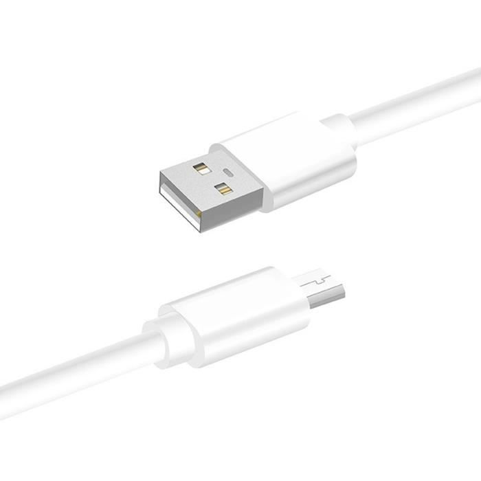 Câble Micro USB pour Asus Zenfone Max pro (M2) Câble USB 2 Mètres Charge Rapide - Câble de Recharge-Synchronisation Rapide