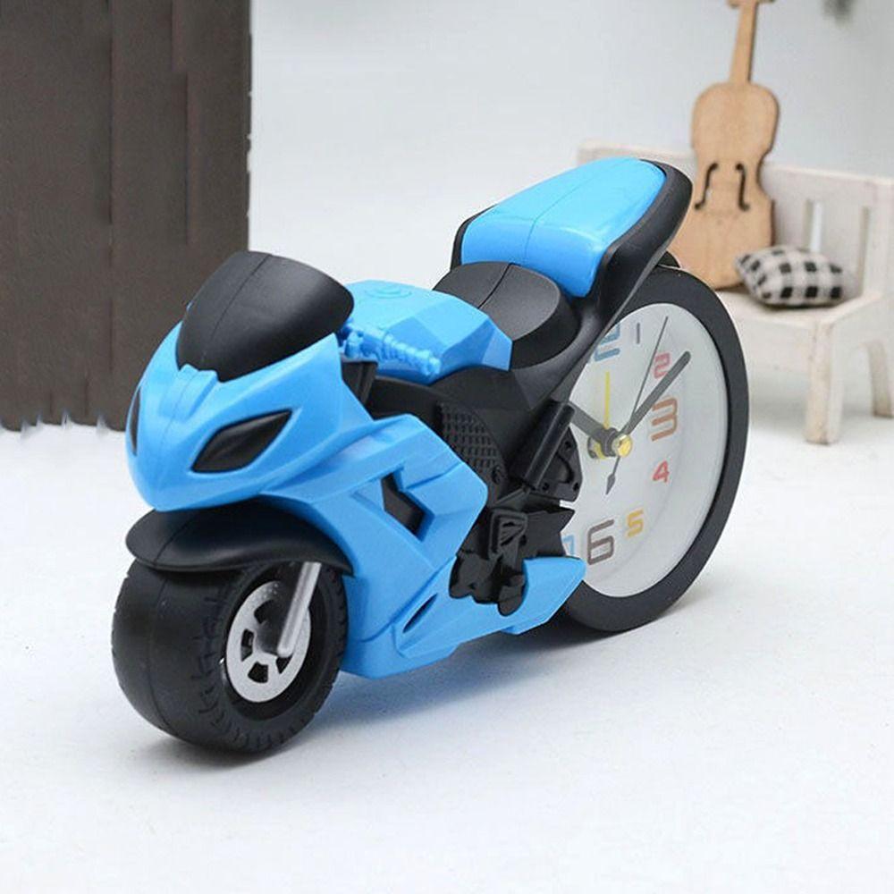 Retro Desktop Alarm Clock Motorcycle-themed Bedhead Alarm Clock Creative Desktop Clock  Birthday