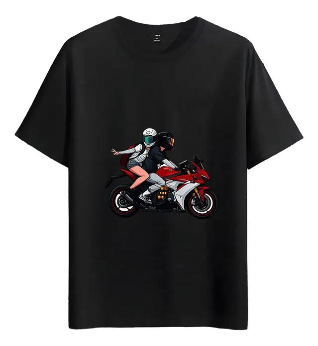 Tshirt Muscle Freaks Motorcycle Couple Estilo Racing