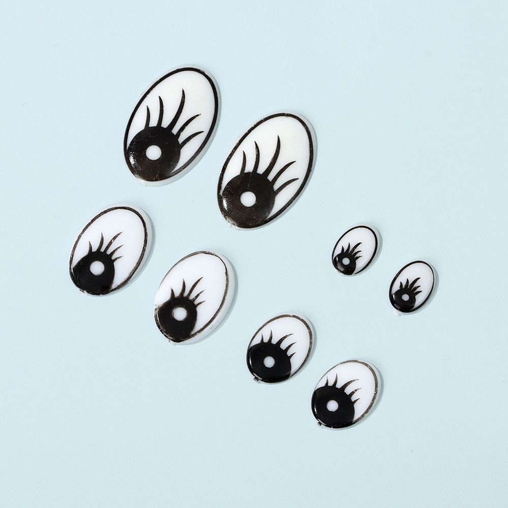 Making DIY Craft Stuffed Toys Parts Doll Eyelash Eyes Creative Gift Dinosaur Eye Doll Accessories