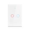 AXUS WiFi Ewelink APP Световые настенные выключатели Сенсорные Умные Беспроводное Дистанционное Управление Без Нейтрального Провода Установка Поддержка Alexa Google Home