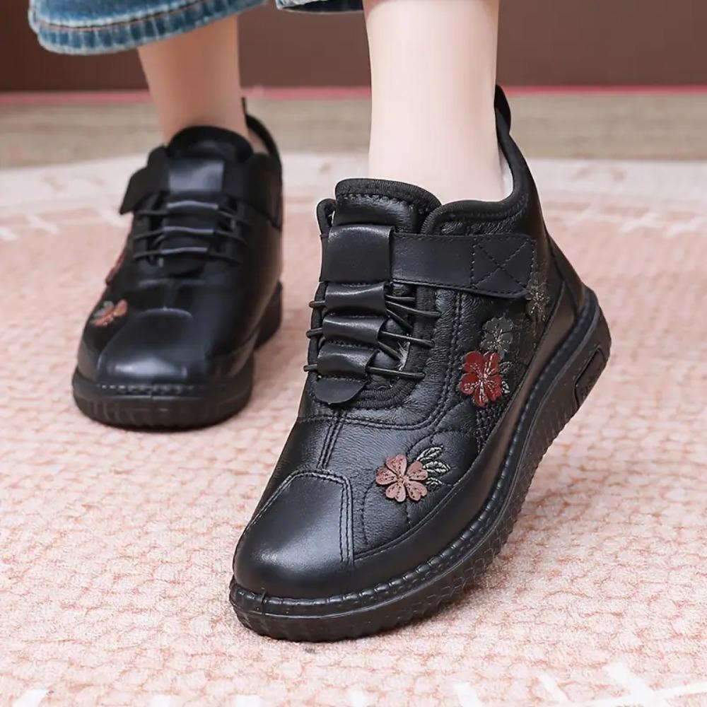 Хлопковые ботинки Женские зимние теплые женские туфли Легкие зимние хлопковые туфли Женские плоские мягкие хлопковые туфли Женская обувь