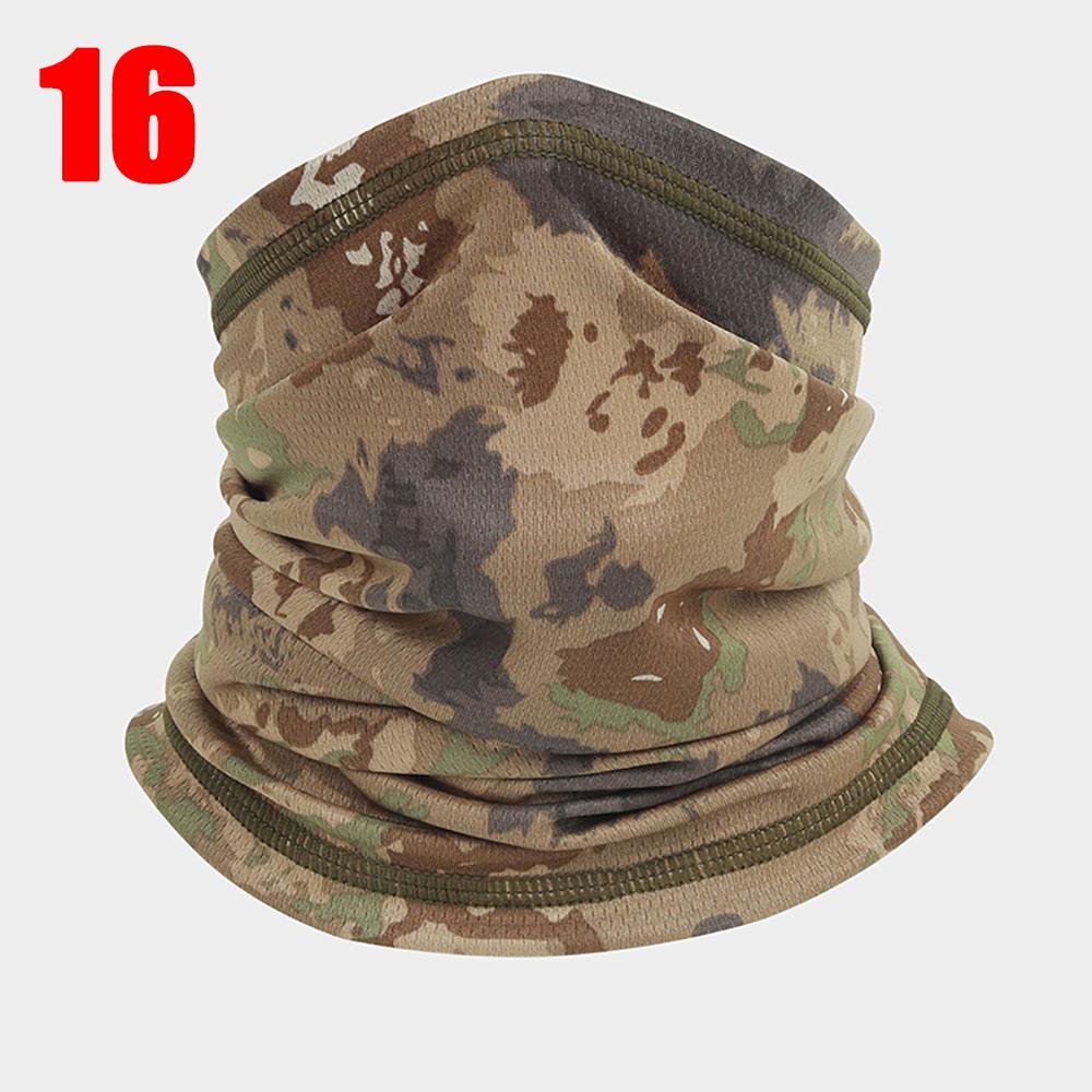 Neck Gaiter Bandana Face Mask Camouflage Windproof Tube Scarf Fishing Cycling Ski Tactical Outdoor Hiking Skiing Face Cover