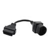 Кабельный преобразователь OBD2, сканер, совместимый для автомобиля, 17-контактный на 16-контактный, полный диагностический адаптер, соединительный кабель, инструмент для сканера
