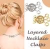 Necklace Layering Clasp with Lobster Multiple Bracelet Lock Connectors Layered Necklace Clasps