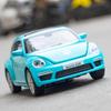 W201:32 Alloy Diecast Volkswagen Beetle GSR Toys Cars Models Sound Light Vehicles Wheel Pull Back Miniature Car Kids Festival Gifts