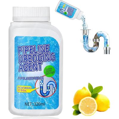 Средство для прочистки труб, Delighteal Средство для прочистки трубопроводов, Может быстро растворять засоры, Для кухонных и туалетных трубопроводов, Удаление засоров в стоке