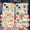Lovely Bear Quokkas Wireless Charging Case for iPhone 17 Air 16 E 15 14 13 12 Mini 11 Pro Max Transparent Silicone Edge Cover