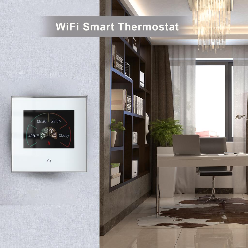 WiFi Smart Thermostat Temperature Controller Weekly Programmable Touch Control/ Mobile APP/ Voice