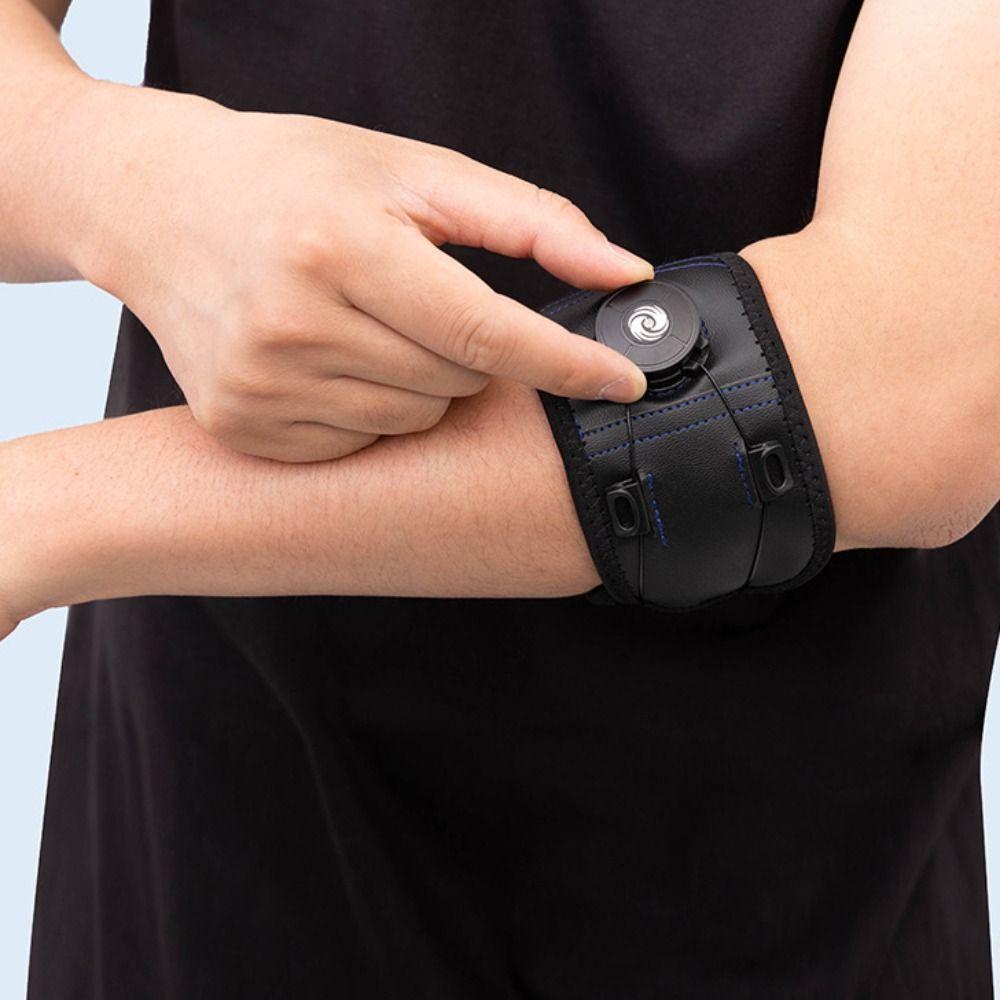 Built-in Silicone Pad Tennis Elbow Brace Pressurized Golf Elbow Strap Gym Sport