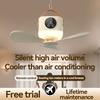 Portable Ceiling Fan Rechargeable 3600mAh Outdoor Camping Tent Fan New Remote Control Household Ceiling Fan Lighting Durable