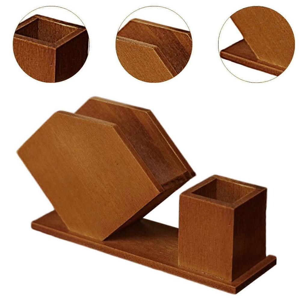 Toothpick Holder Wooden Versatile Napkin Stand for Picnic Home Coffee Shop