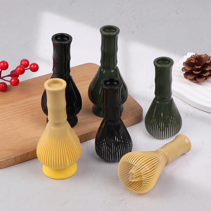ABS Matcha Japanese Chasen Brush Tools For Matcha Green Tea Powder Reusable Powder Whisk Traditional Matcha Stirrer Teaware