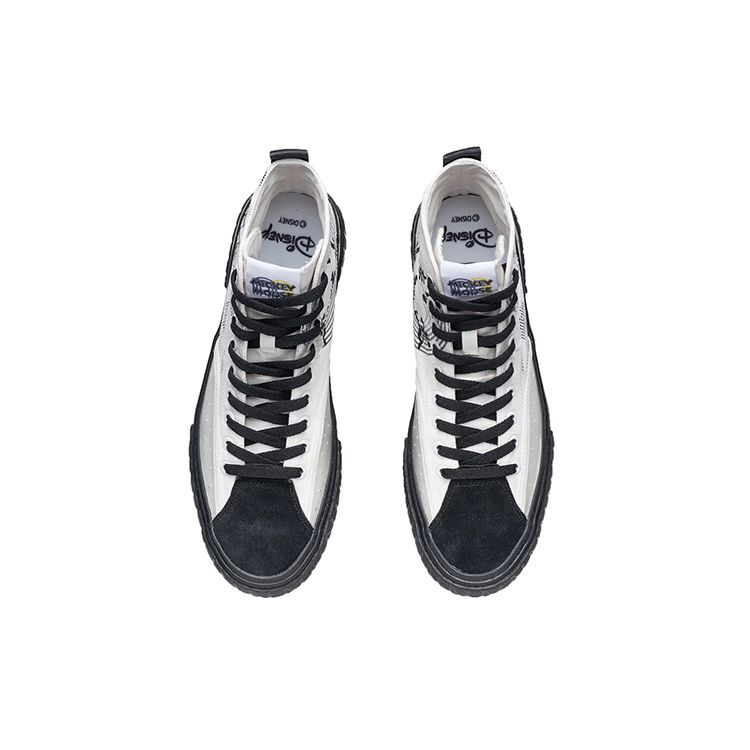 Li Ning Disney X удобные спортивные нескользящие легкие прочные высокие кроссовки мужские кроссовки Phantom-Black AGCR179-5