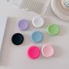 Korean Cute 3D Round Heart Silicone Finger Griptok Grip Tok Bracket For iPhone 15 14 7 Universal Phone Holder Ring Support Stand