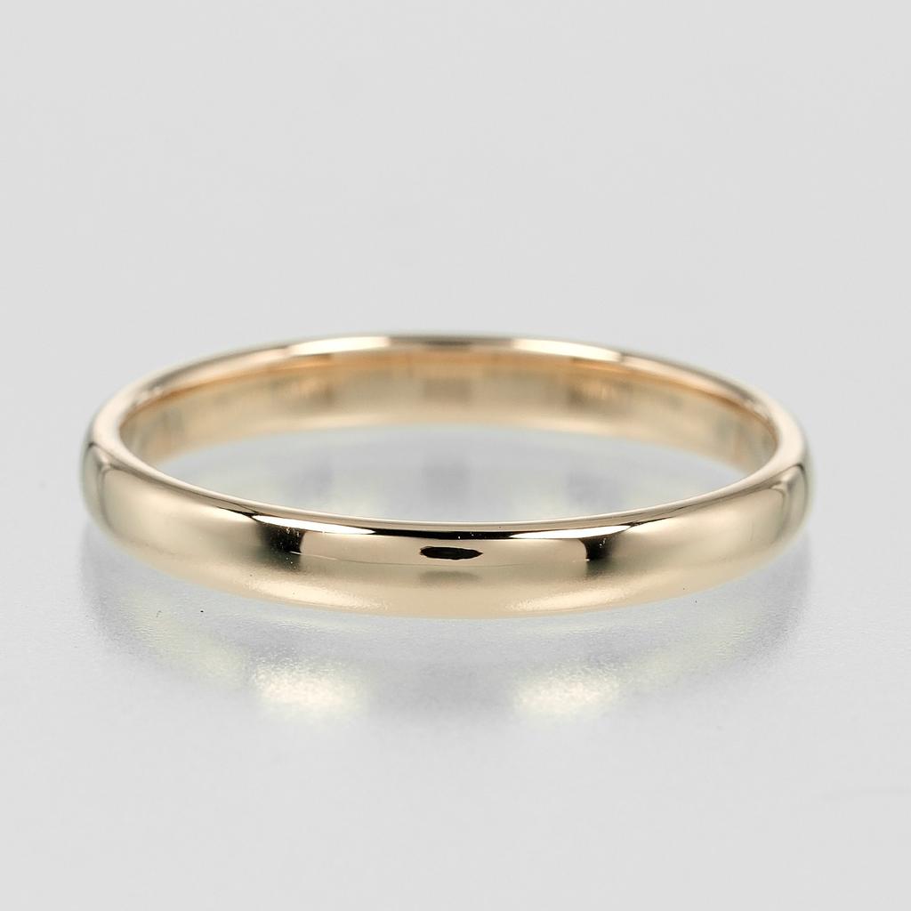 TIFFANY&Co. Notes Lucida Ring K18 Pink Gold #9.0(US Size) 3.2g mens Used
