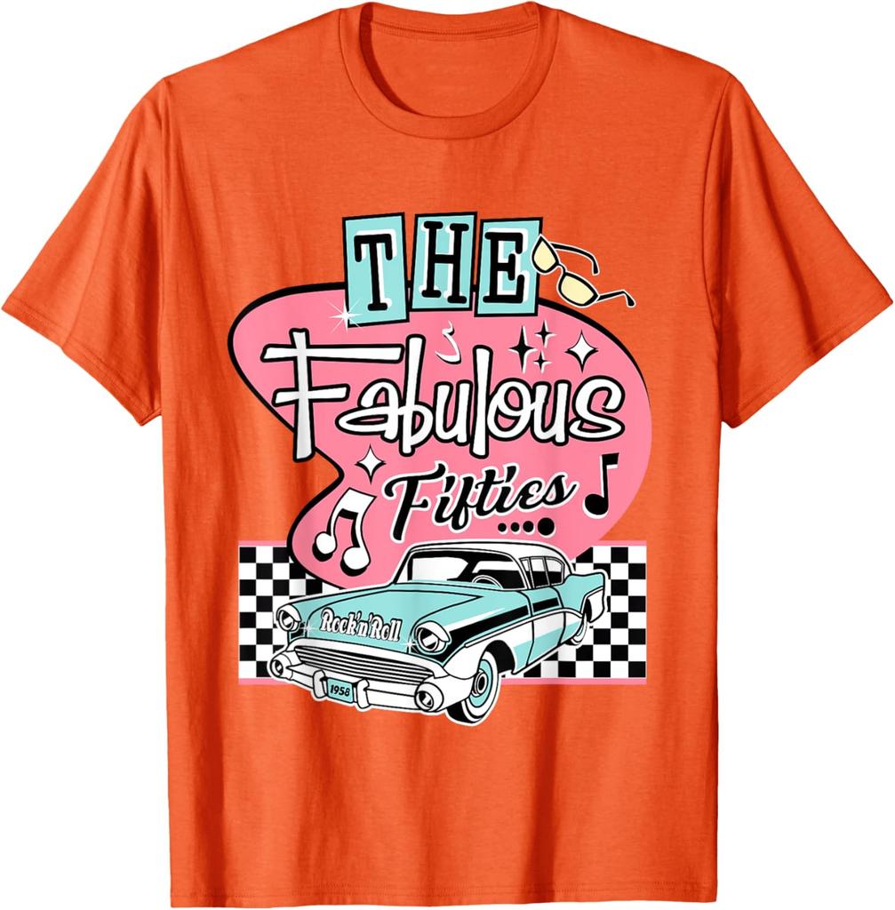50s Rockabilly Vintage 1950s Clothing For Women Men Sock Hop TShirt