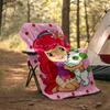 1pc Princess Strawberry12 Theme Blanket - Digital Print, Polyester, Cozy for All Seasons, Perfect for Outdoor, and Travel