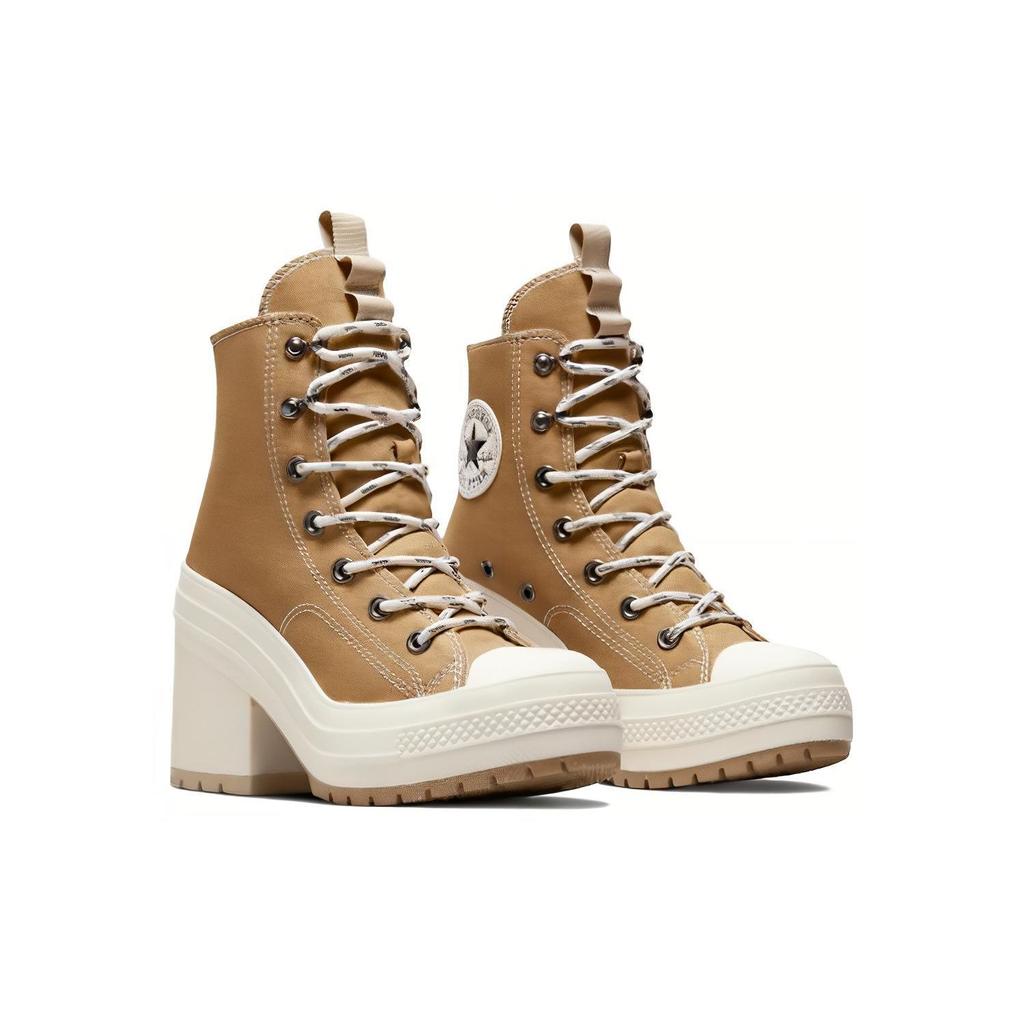 Converse Chuck 70 De Luxe Heel High Utility - Trek Tan Women Sneakers Nutty-Granola Egret A06437C