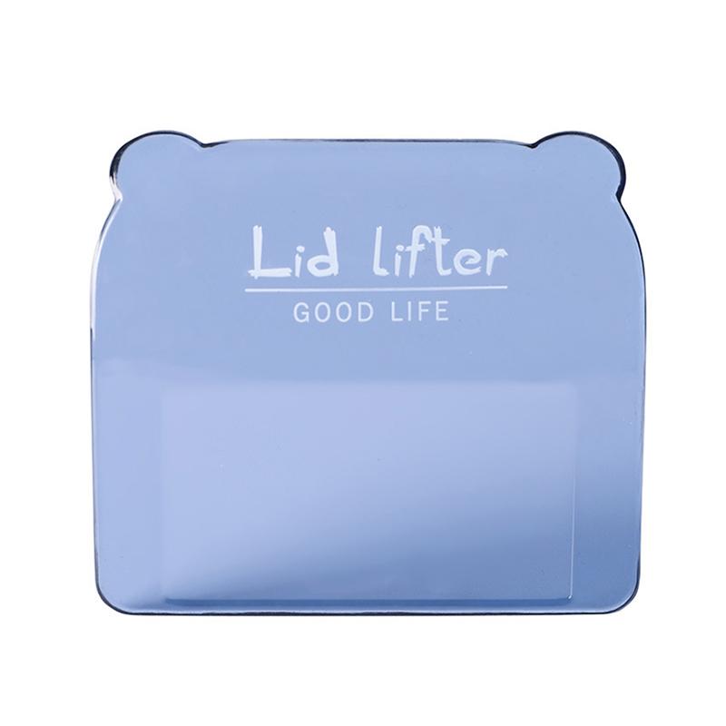 Прозрачный подъемник сиденья унитаза Подъемник крышки унитаза Избегайте прикосновения к ручке крышки