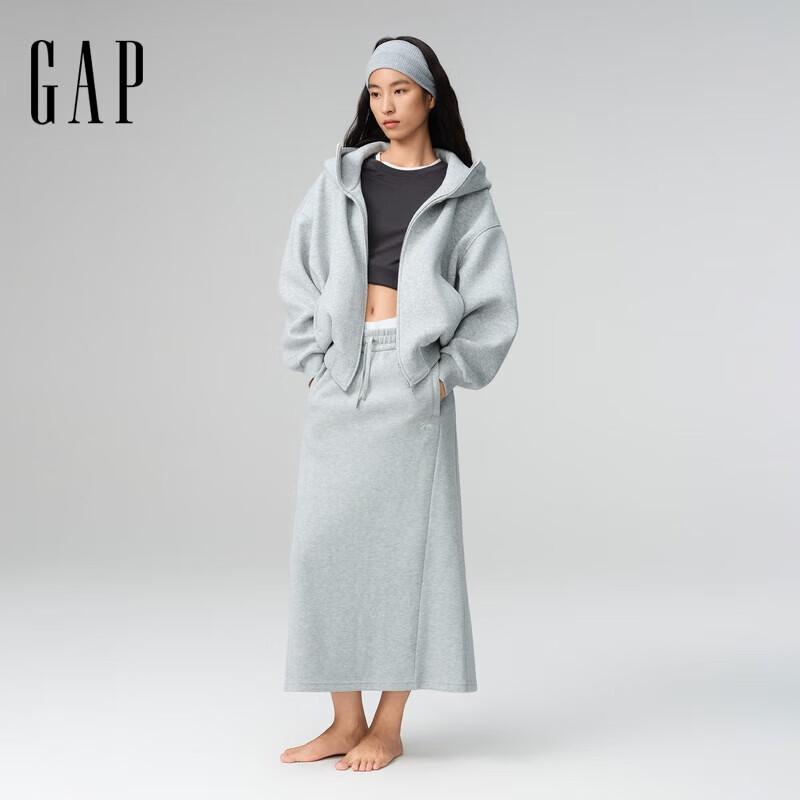 Gap Women's 2025 Fall Loose Zip Hoodie Sweatshirt