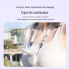 25th Anniversary Folding Transparent Mini Portable Neck Fan for Travel & Camping