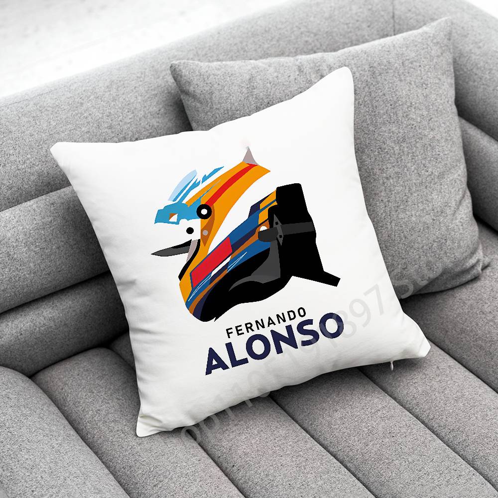Наволочка для декоративной подушки F-Fernando A-Alonso Для 45x45см 40x40см 55x55см 50x50см 30x30см Квадратная наволочка для автомобильной подушки