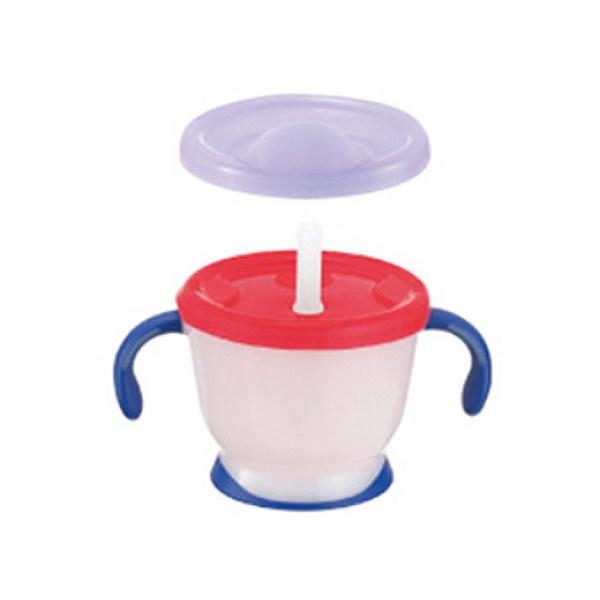 Richell AQ First Step Mug Step Up Set 150 мл, 1 комплект, темно-синий