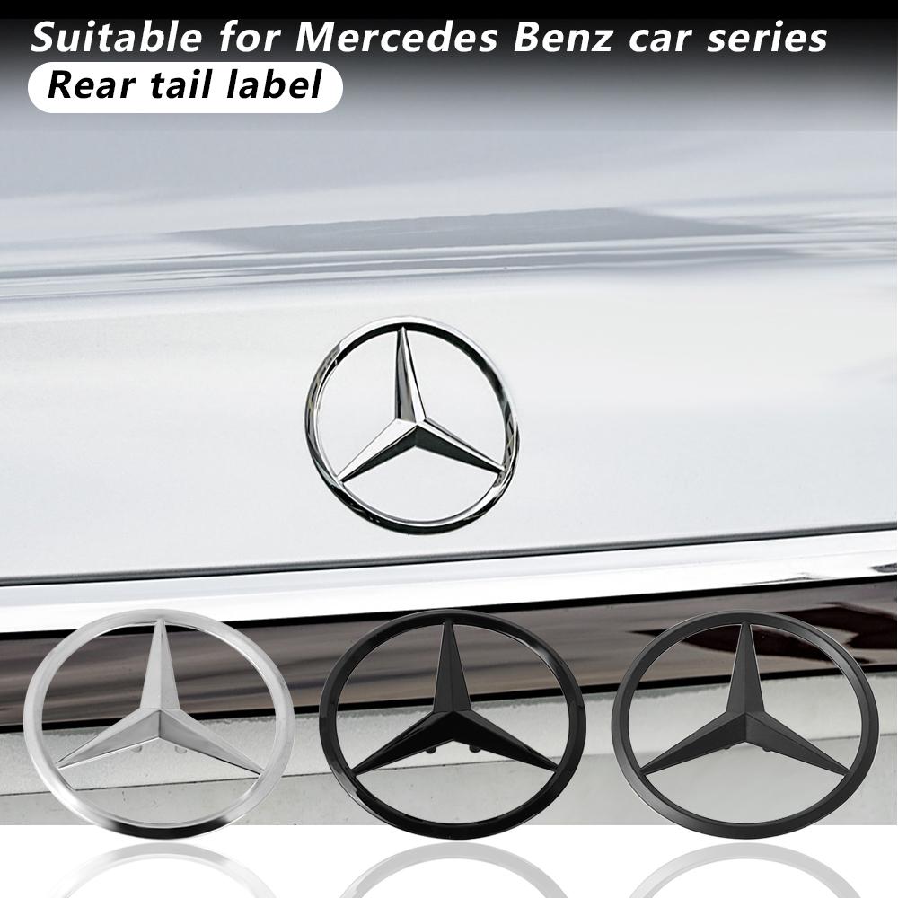Car Rear Trunk Badges Stickers Tail Embelm Replacement Accessories For Mercedes-Benz W203 C320 C240 2001-2005 C32 AMG 2002-2006