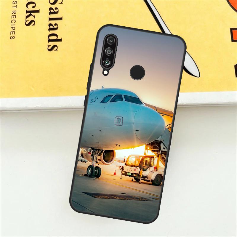 Чехол для телефона Huawei P30 P20 P40 Lite Nova 11 Pro 9 10 SE 5T 3i 7i 11i Y60 Y70 Y90 Y61 с изображением самолета