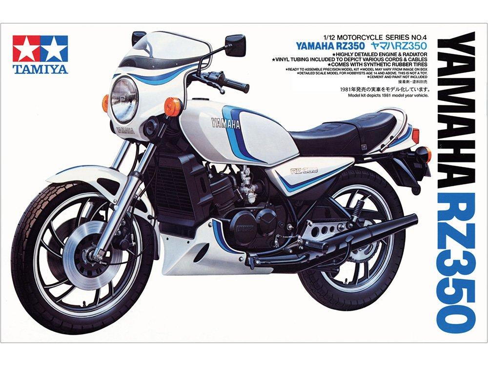 Tamiya Motorcycle Series Yamaha RZ350 Plastic Model Kit 14004 1/12 No.04
