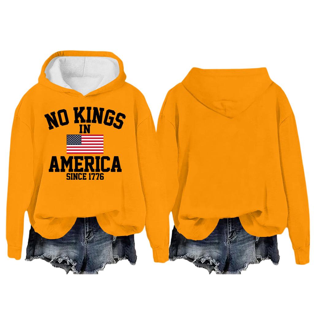 Женский пуловер с круглым вырезом, длинными рукавами и принтом, толстовка с капюшоном