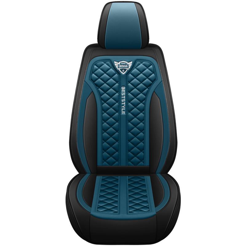 Universal Four-Season Cartoon Leather Car Seat Cushion Set for Five Seats