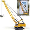 1:87 Scale Tower Cable Crane All-Alloy Tower Cable Excavator Simulated Train Railway Model Scene Decoration Trains Accessories Vehicle Toy Models