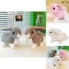 Adorable Plush Rabbit Toy Soft Stuffed Bunny Doll For Kids With Realistic Features